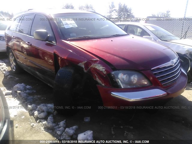 2A8GF68436R864877 - 2006 CHRYSLER PACIFICA TOURING RED photo 6