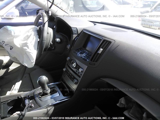 JN1CV6EK7CM423489 - 2012 INFINITI G37 SPORT WHITE photo 5