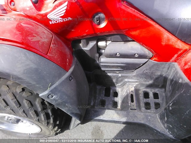 1HFTE2605B4102462 - 2011 HONDA TRX500 FA RED photo 9