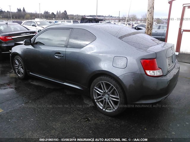 JTKJF5C72B3020639 - 2011 TOYOTA SCION TC 灰色 照片 3