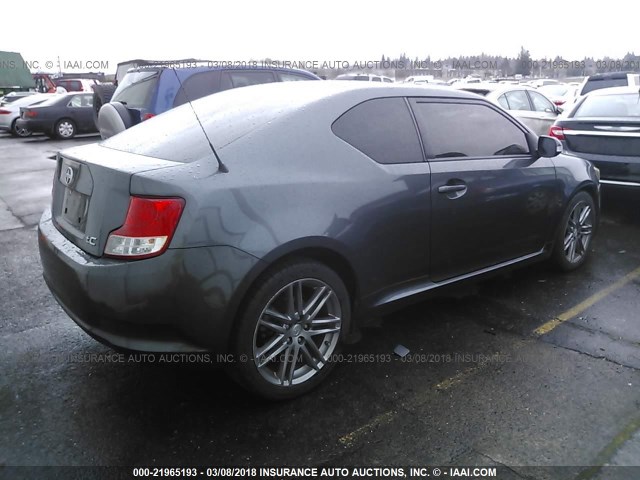 JTKJF5C72B3020639 - 2011 TOYOTA SCION TC 灰色 照片 4