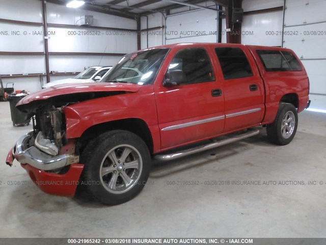 2GTEK13ZX71167769 - 2007 GMC NEW SIERRA K1500 RED photo 2