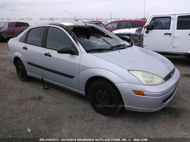 1FAFP33P02W353800 - 2002 FORD FOCUS LX SILVER photo 1