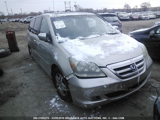 5FNRL38695B049960 - 2005 HONDA ODYSSEY EXL ვერცხლისფერი ფოტო 1