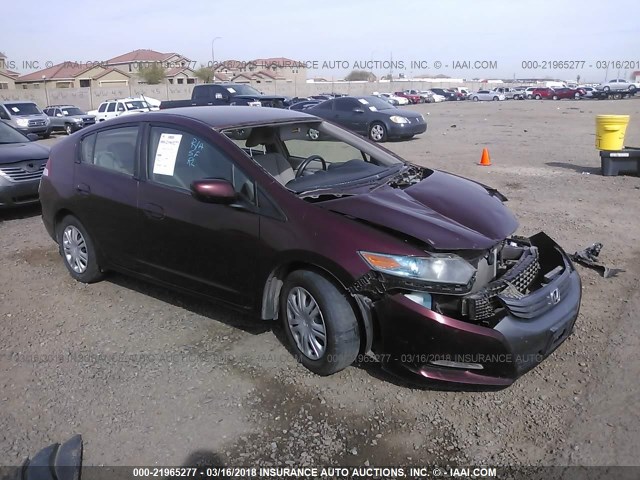 JHMZE2H36BS011156 - 2011 HONDA INSIGHT RED photo 1