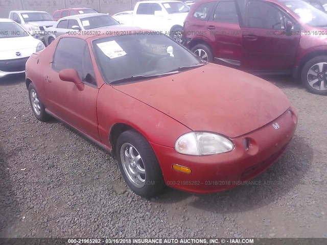 JHMEH6166SS000885 - 1995 HONDA CIVIC DEL SOL SI RED photo 1