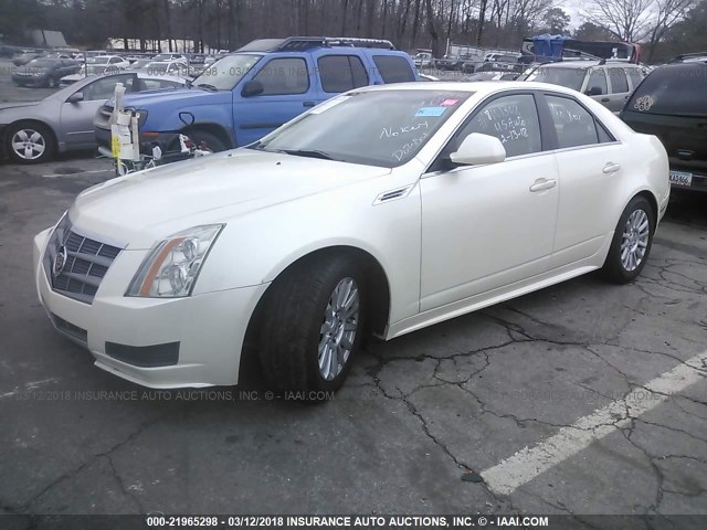 1G6DF5EG7A0150162 - 2010 CADILLAC CTS LUXURY COLLECTION CREAM photo 2