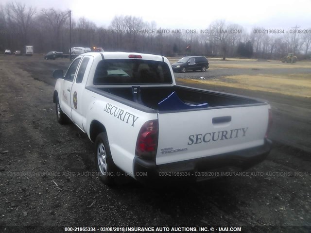5TFTX4CN7FX060249 - 2015 TOYOTA TACOMA ACCESS CAB Weiß Foto 3