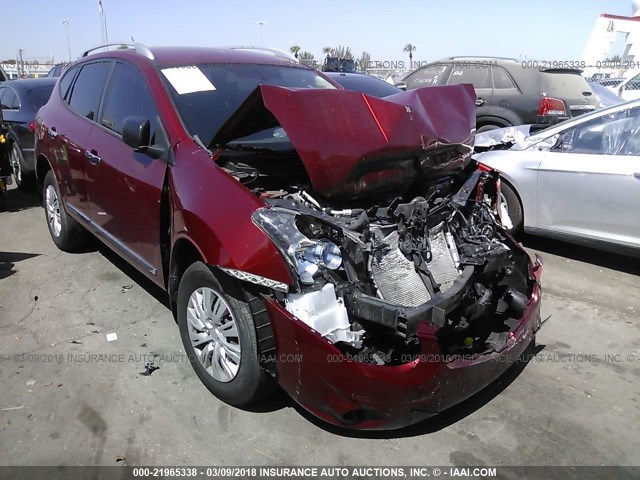 JN8AS5MT1FW667069 - 2015 NISSAN ROGUE SELECT S RED photo 1