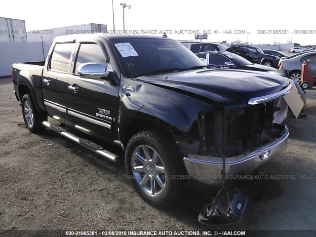 3GTEC13C77G513373 - 2007 GMC NEW SIERRA C1500 BLACK photo 1