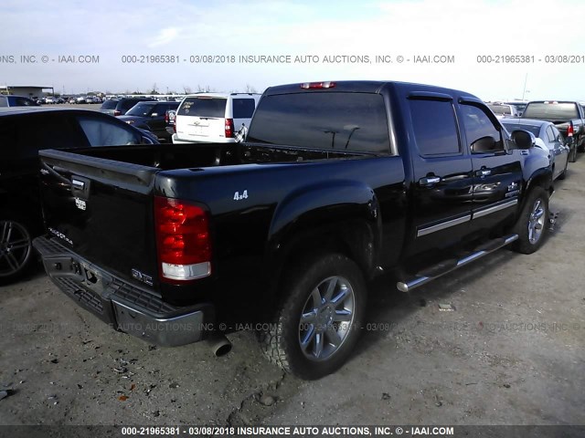 3GTEC13C77G513373 - 2007 GMC NEW SIERRA C1500 BLACK photo 4