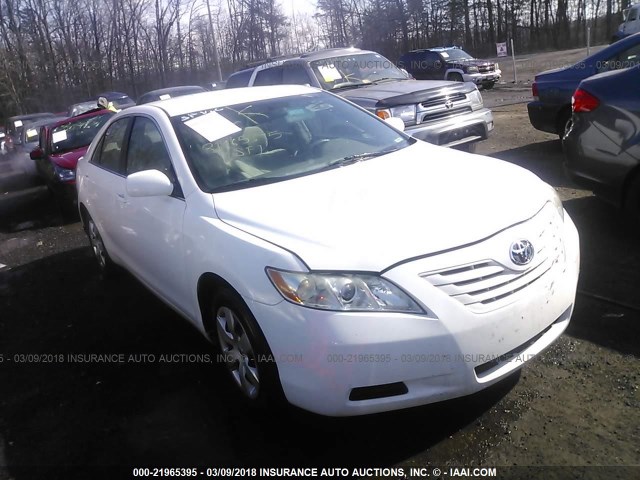 4T1BE46K08U749990 - 2008 TOYOTA CAMRY CE/LE/XLE/SE WHITE photo 1