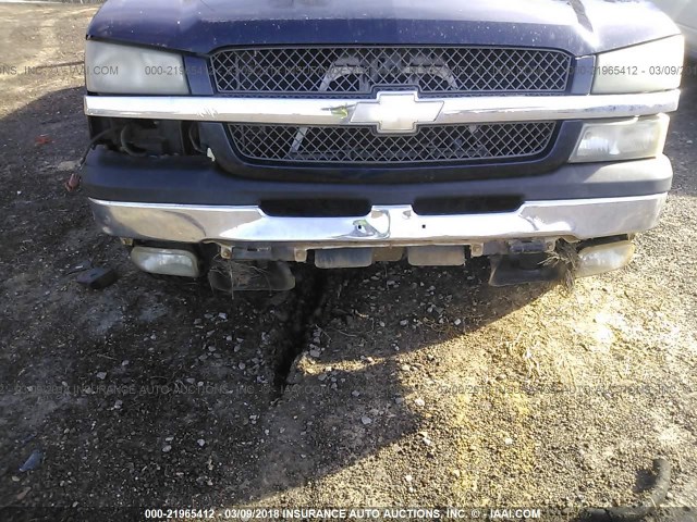 2GCEK13T351398540 - 2005 CHEVROLET SILVERADO K1500 BLUE photo 6