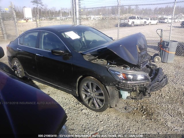 1HGCR2F57EA252400 - 2014 HONDA ACCORD SPORT GRAY photo 1