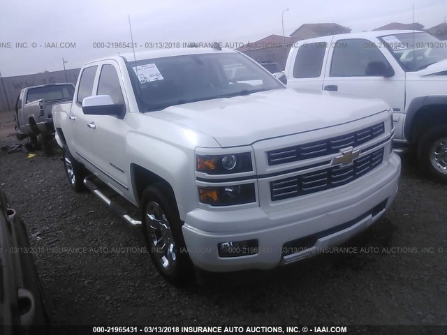 3GCPCREC7FG299066 - 2015 CHEVROLET SILVERADO C1500 LT WHITE photo 1