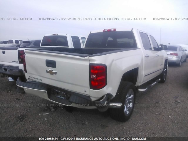 3GCPCREC7FG299066 - 2015 CHEVROLET SILVERADO C1500 LT WHITE photo 4