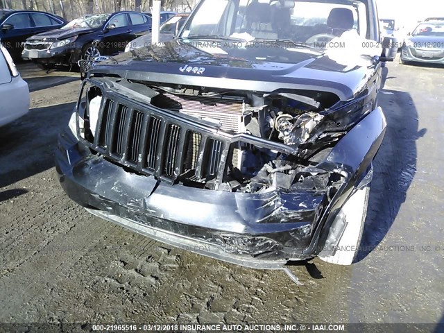 1C4PJMAK4CW161732 - 2012 JEEP LIBERTY SPORT 黑色 照片 6