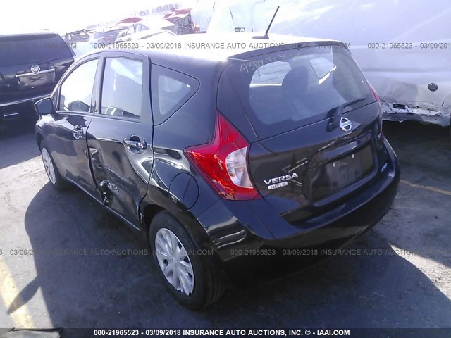 3N1CE2CP8FL352471 - 2015 NISSAN VERSA NOTE S/S PLUS/SV/SL/SR BLACK photo 3