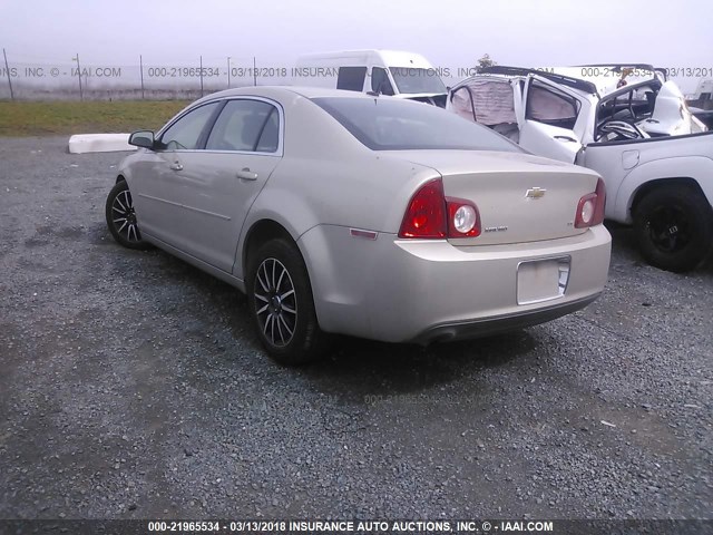 1G1ZG57B99F161618 - 2009 CHEVROLET MALIBU LS 奶油色 照片 3
