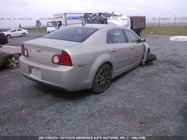 1G1ZG57B99F161618 - 2009 CHEVROLET MALIBU LS 奶油色 照片 4