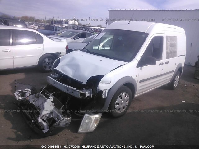 NM0LS6AN7BT073708 - 2011 FORD TRANSIT CONNECT XL WHITE photo 2