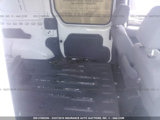 NM0LS6AN7BT073708 - 2011 FORD TRANSIT CONNECT XL WHITE photo 8