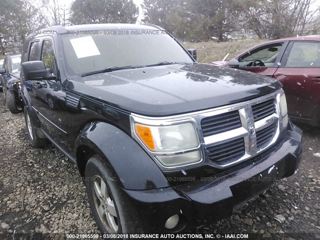 1D8GU28K59W515043 - 2009 DODGE NITRO SE BLACK photo 1