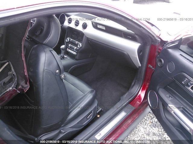 1FA6P8CF3F5312402 - 2015 FORD MUSTANG GT RED photo 5