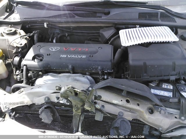 4T1BE32K22U584015 - 2002 TOYOTA CAMRY LE/XLE/SE 金色 照片 10