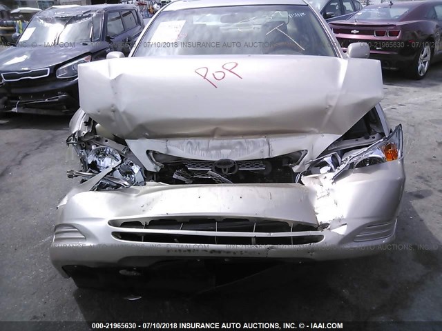 4T1BE32K22U584015 - 2002 TOYOTA CAMRY LE/XLE/SE 金色 照片 6