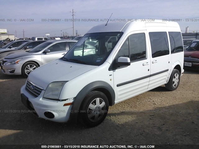 NM0KS9CN1BT059426 - 2011 FORD TRANSIT CONNECT XLT PREMIUM WHITE photo 2