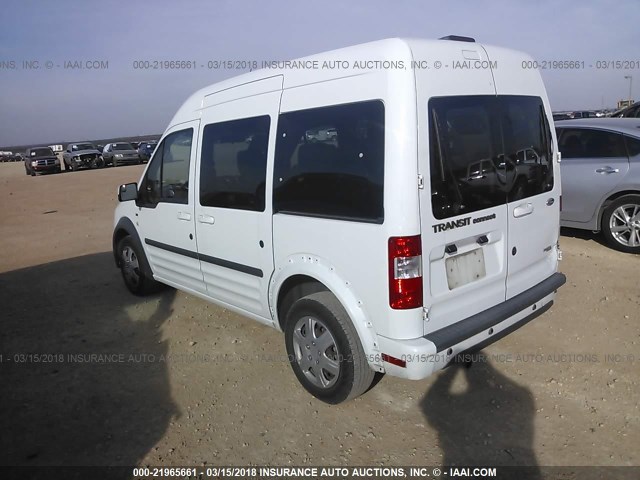 NM0KS9CN1BT059426 - 2011 FORD TRANSIT CONNECT XLT PREMIUM WHITE photo 3