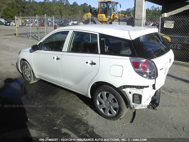 2T1KR32E16C575067 - 2006 TOYOTA COROLLA MATRIX XR WHITE photo 3