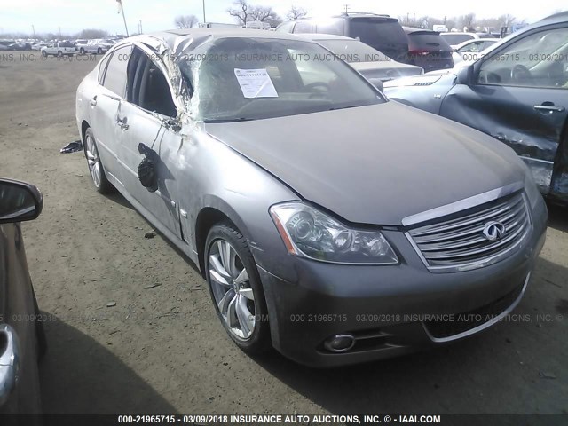 JNKAY01F18M653438 - 2008 INFINITI M35 SPORT SILVER photo 1