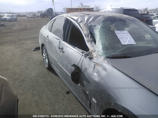 JNKAY01F18M653438 - 2008 INFINITI M35 SPORT SILVER photo 6