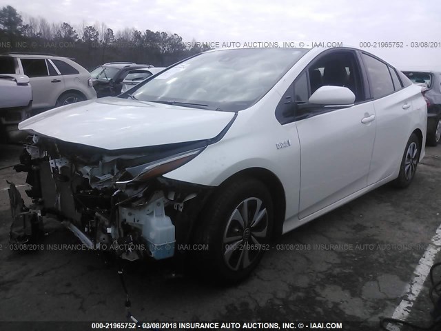 JTDKARFP7H3023834 - 2017 TOYOTA PRIUS PRIME  白色 照片 2