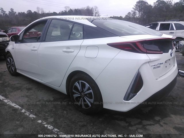 JTDKARFP7H3023834 - 2017 TOYOTA PRIUS PRIME  白色 照片 3