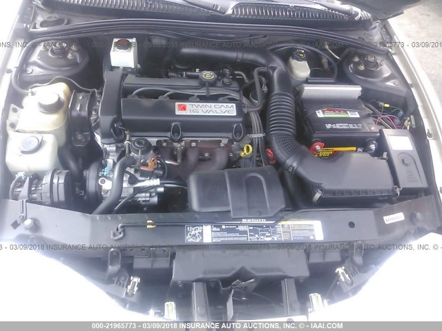 1G8ZY12792Z119013 - 2002 SATURN SC2 GOLD photo 10