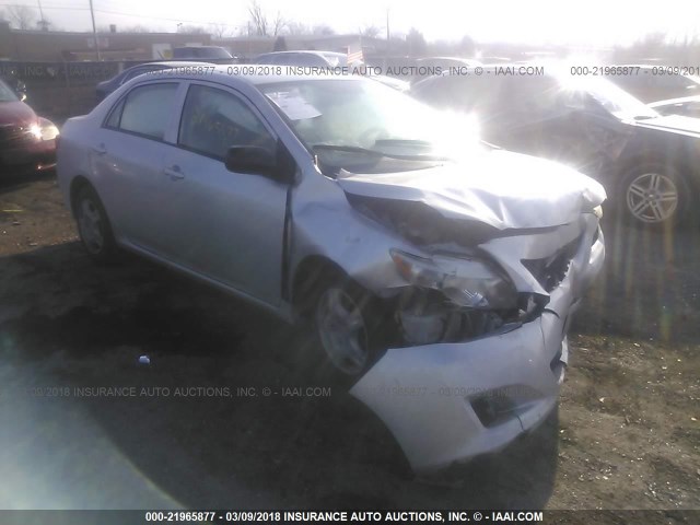 2T1BU4EE2AC372150 - 2010 TOYOTA COROLLA S/LE/XLE SILVER photo 1