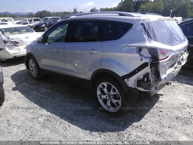 1FMCU0J97EUA94601 - 2014 FORD ESCAPE TITANIUM SILVER photo 3