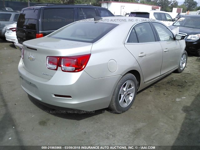 1G11A5SL6FF266062 - 2015 CHEVROLET MALIBU LS 金色 照片 4