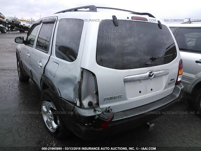 4F2CZ96104KM20844 - 2004 MAZDA TRIBUTE ES 银色 照片 3