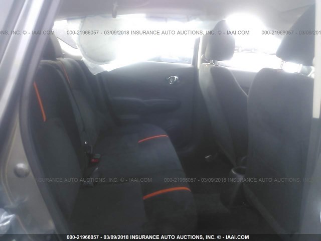 3N1CE2CP9GL393239 - 2016 NISSAN VERSA NOTE S/S PLUS/SV/SL/SR SILVER photo 8