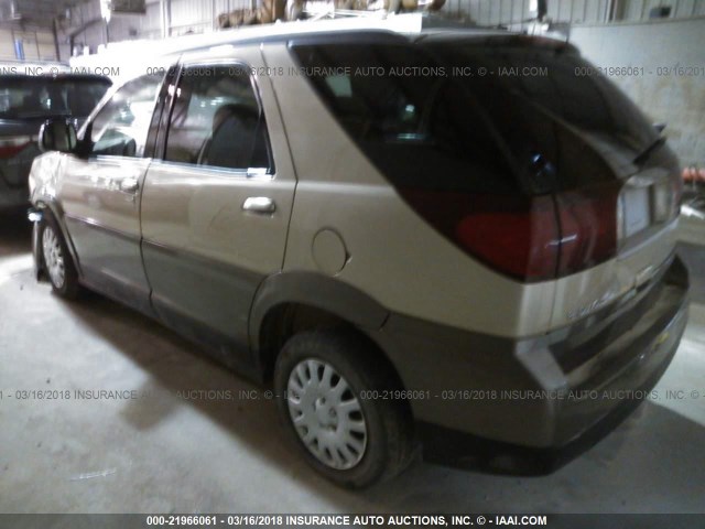 3G5DA03E34S524139 - 2004 BUICK RENDEZVOUS CX/CXL GOLD photo 3