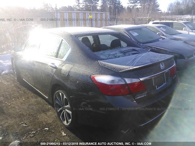 1HGCR2F54EA152304 - 2014 HONDA ACCORD SPORT Сұр фото 3