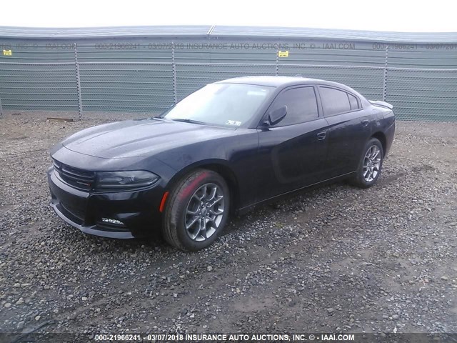 2C3CDXJG4HH538119 - 2017 DODGE CHARGER SXT BLACK photo 2