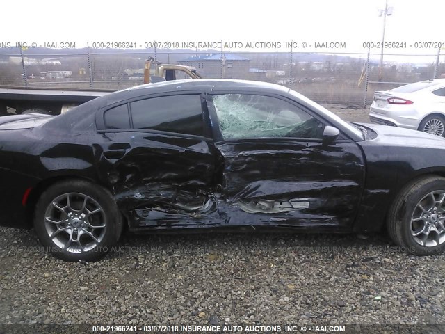 2C3CDXJG4HH538119 - 2017 DODGE CHARGER SXT BLACK photo 6