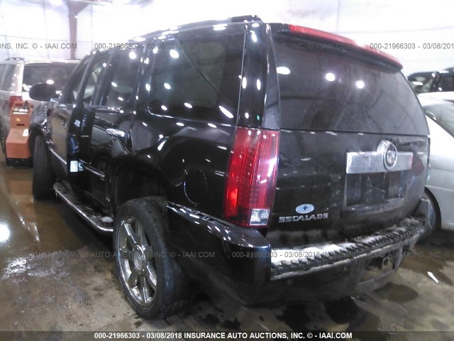 1GYFK63837R121887 - 2007 CADILLAC ESCALADE LUXURY BLACK photo 3