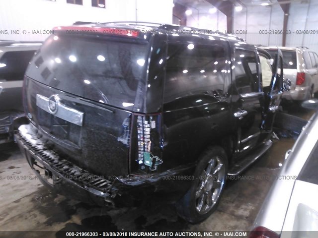 1GYFK63837R121887 - 2007 CADILLAC ESCALADE LUXURY BLACK photo 4