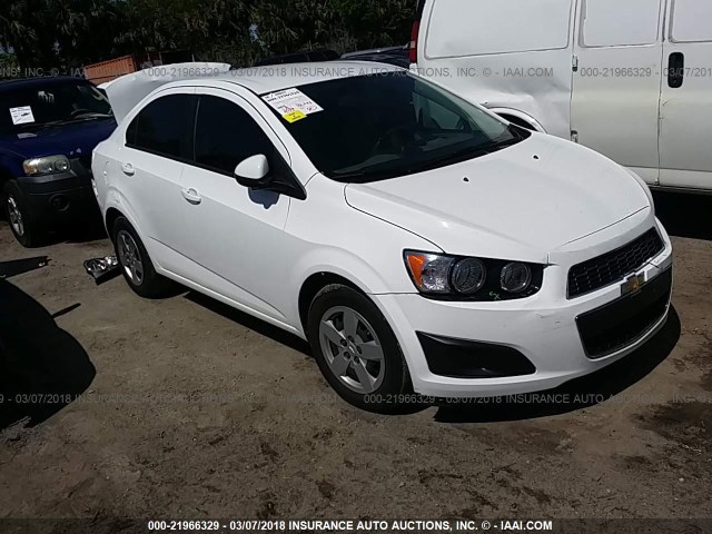 1G1JA5SH4F4178599 - 2015 CHEVROLET SONIC LS 白色 照片 1